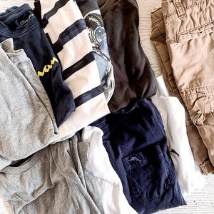 Navy and White Boys Clothes Bundle